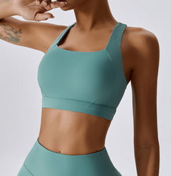 julia sports bra green