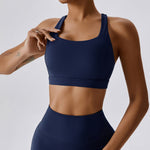 julia sports bra navy