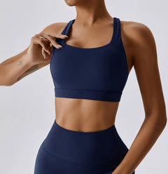 julia sports bra navy
