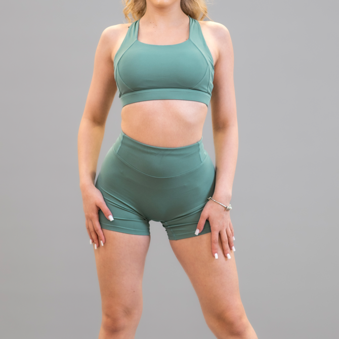 groene fitness short Julia